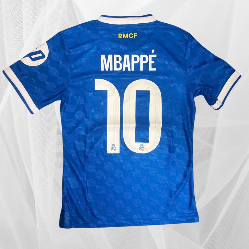Mbappe Blue Soccer Jersey